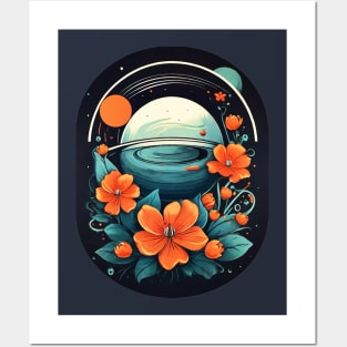 Floral Planet by Akbaly Posters and Art